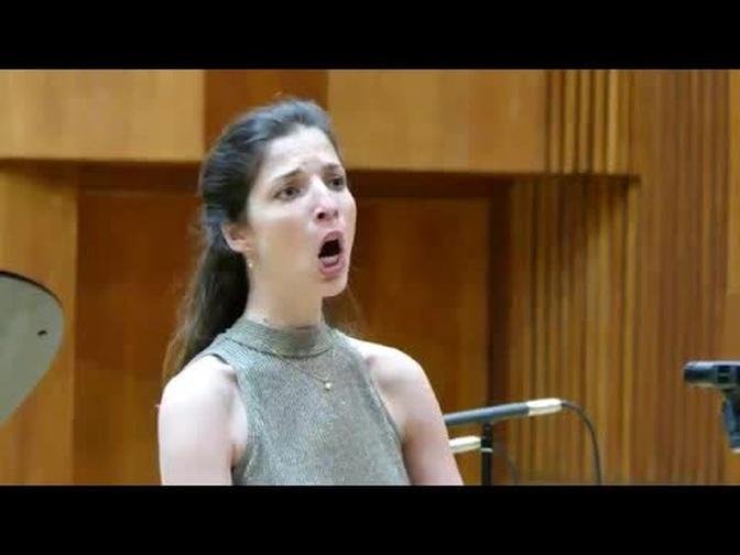 Soprano Monica Schwartz Performs Durch Zartlichkeit Und Schmeicheln