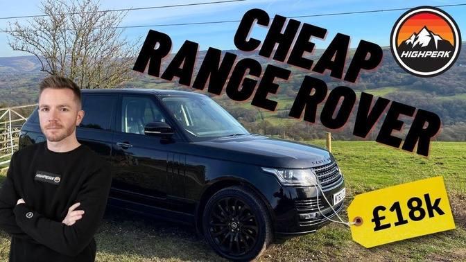 I BOUGHT THE CHEAPEST RANGE ROVER L405 IN THE UK Videos High Peak