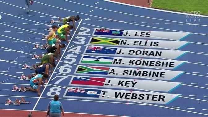 Akani Simbine South Africa Men S 100m Heat 2 10 22 Sec