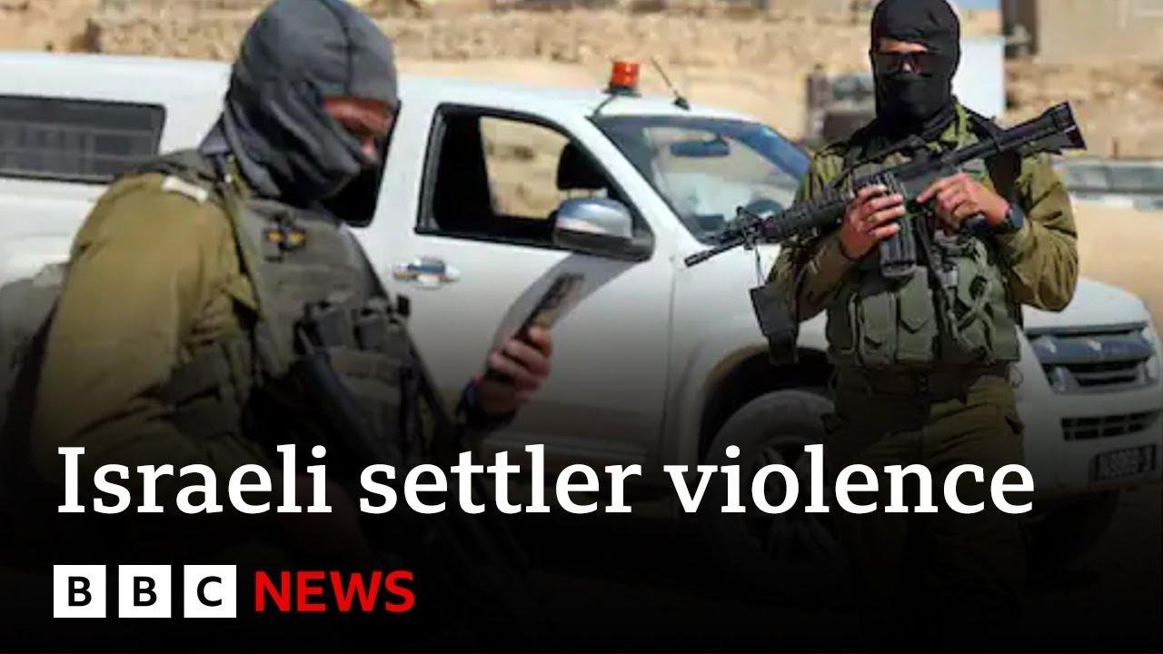 Jewish settlers step up violent attacks on Palestinians in occupied West Bank | BBC News