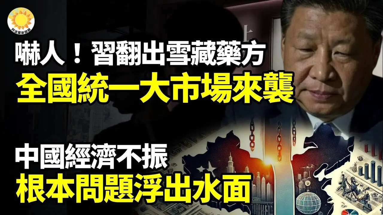 【財經】嚇人！「全國統一大市場」習又翻出雪藏藥方；中國經濟不振根本問題；中國保險業大裁員 2千家分支關停；多地愛家月子中心倒閉，傳老闆跑路；每天400萬小單 越共取消進口免稅衝擊中國電商【阿波羅網WP