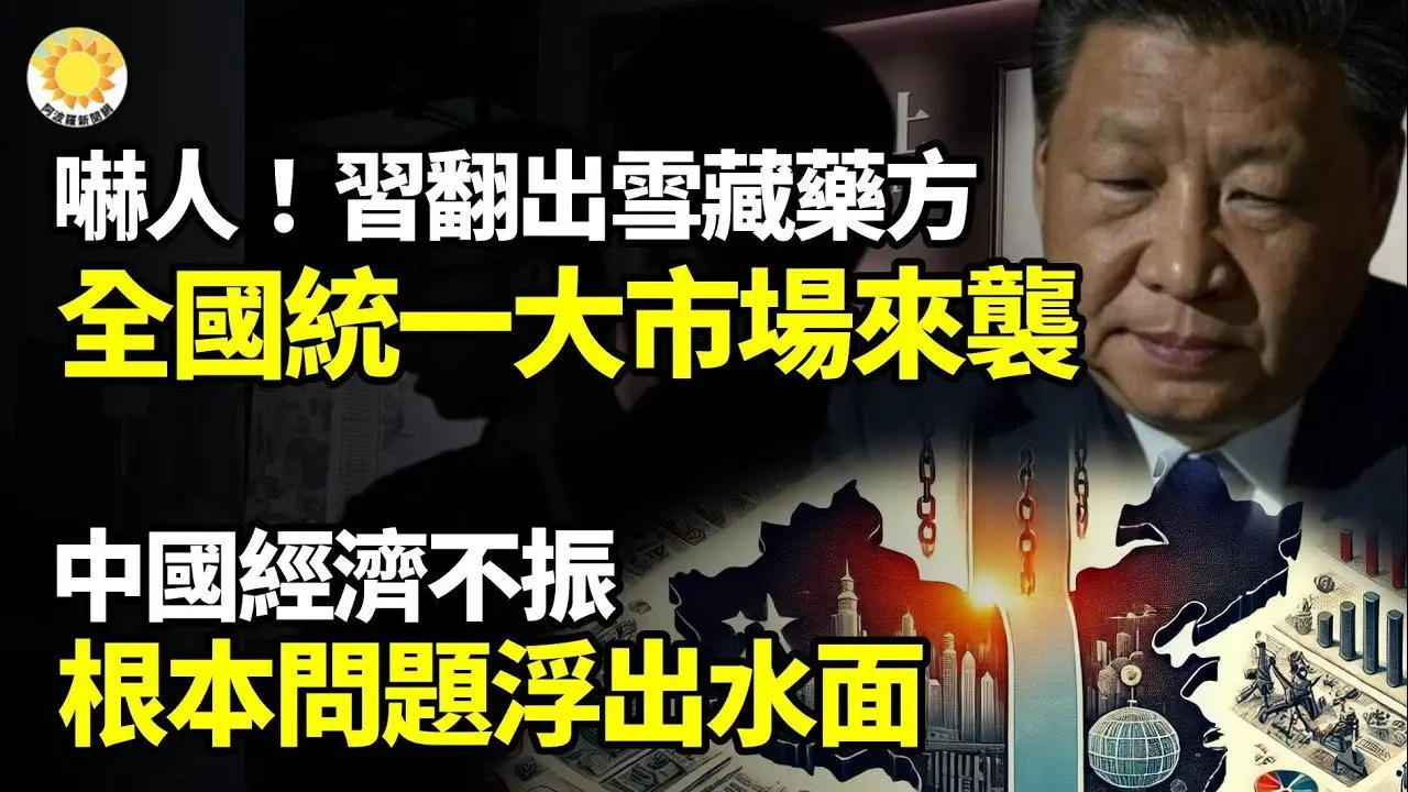 【財經】嚇人！「全國統一大市場」習又翻出雪藏藥方；中國經濟不振根本問題；中國保險業大裁員 2千家分支關停；多地愛家月子中心倒閉，傳老闆跑路；每天400萬小單 越共取消進口免稅衝擊中國電商【阿波羅網WP