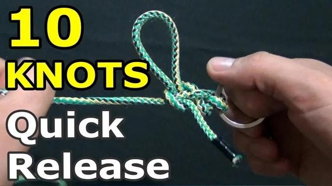 10 Quick Release Knots | Useful knots – Part 2
