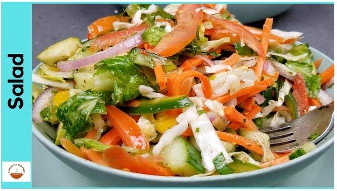 Green Salad | Super healthy and delicious Salad Recipe in Urdu Hindi ...