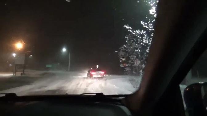 Angie driving in her first snow storm | Videos | James Blackwood | Gan ...