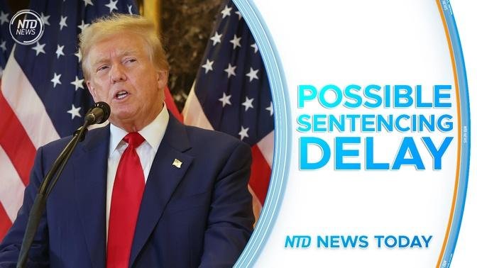 Manhattan DA Open to Delaying Trump’s Sentencing Date; 105 Killed in India Stampede | NTD News Today