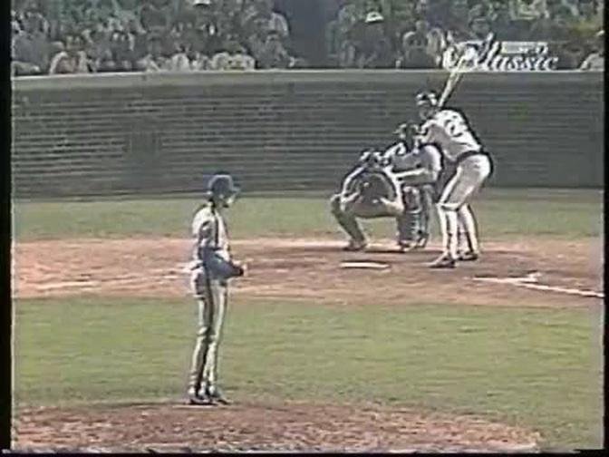 Cubs-Mets, Aug. 9, 1988 (7th inning： Cubs score 4) 