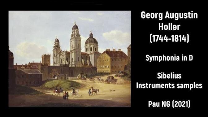 [Sheet music] Georg Augustin Holler (1744-1814) - Symphonia in D