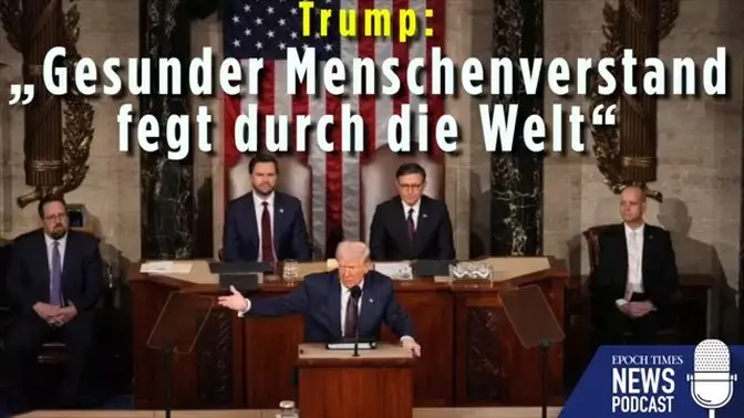 Trump: „Gesunder Menschenverstand fegt durch die Welt“