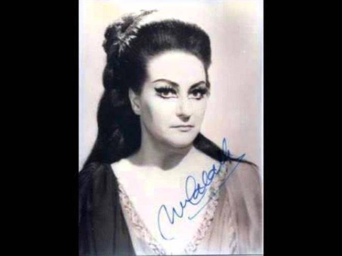 BELLINI Norma; Caballé sings a big high D at the end of Act I "Ma Di.." April 1972 Philadelphia