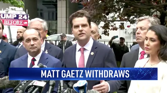 Matt Gaetz Withdraws From Attorney General Consideration