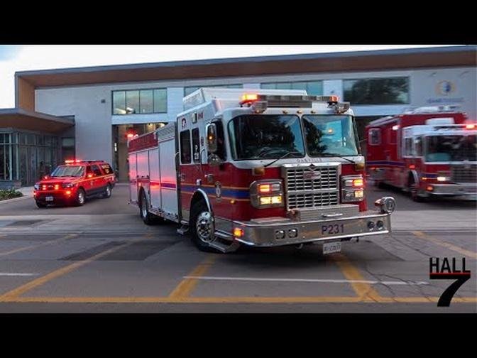 Oakville Fire Department - Pumper 231 Responding