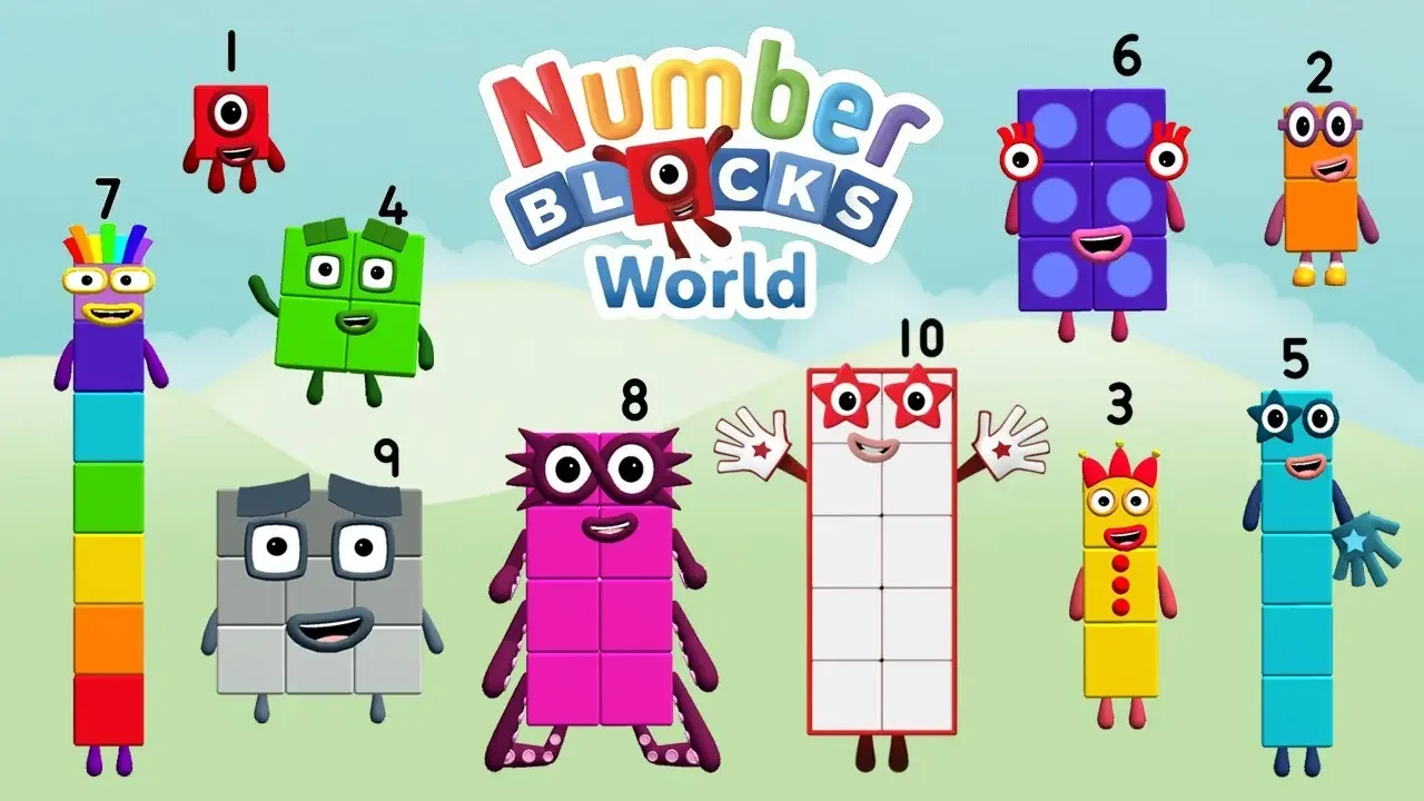 Numberblocks World #1 - Meet Numberblocks 1-10 and Learn How to Trace ...