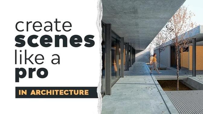 The best workflow to Create Scenes in Architecture