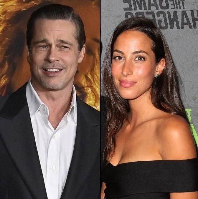 Brad Pitt and Girlfriend Ines de Ramon Step Out Together at F1 British ...