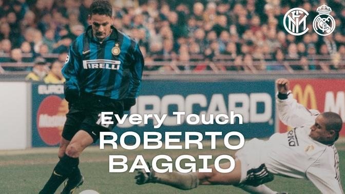 EVERY TOUCH - ROBERTO BAGGIO in INTER 3-1 REAL MADRID - 1998_99 UEFA CHAMPIONS LEAGUE 😱⚫🔵🏆