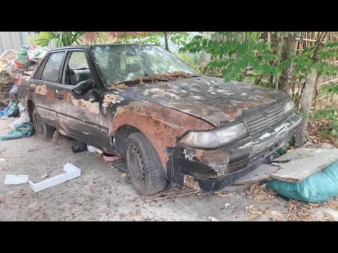 Restoration Car TOYOTA CORONA rusty - Repair manual Comprehensive restore old cars - Part 1