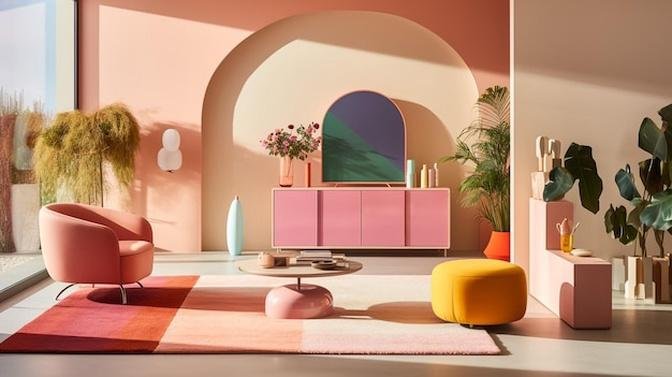 Maximalist Splendor: Adorning Your Walls with Pink Art Prints