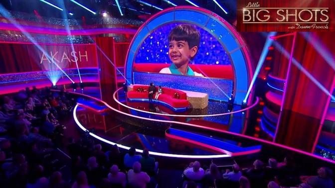 Little Big Shots UK TV Show _ Dawn French and Akash _ Funny International Spelling Bee Championship