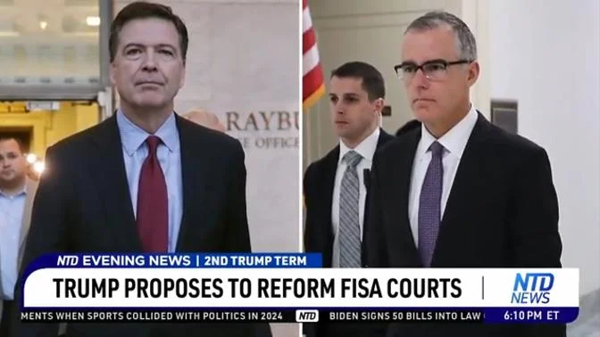 Trump Proposes to Reform FISA Courts