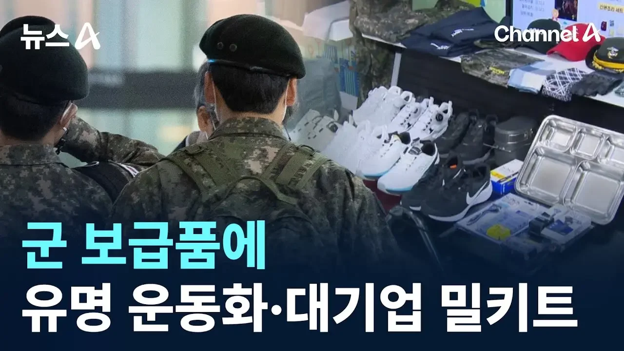 군 보급품에 유명 브랜드 운동화·대기업 밀키트 / 채널A / 뉴스A