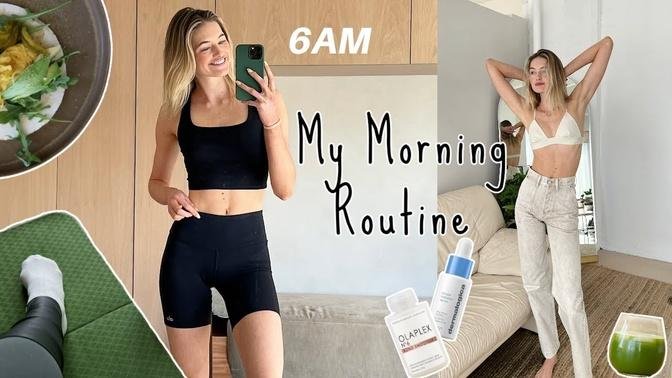 My Realistic 6am Morning Routine _ healthy + productive habits