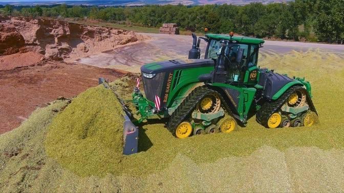 Mais 2022 : BIG John Deere 9620RX / Köhl Harvest / Maishäckseln / John