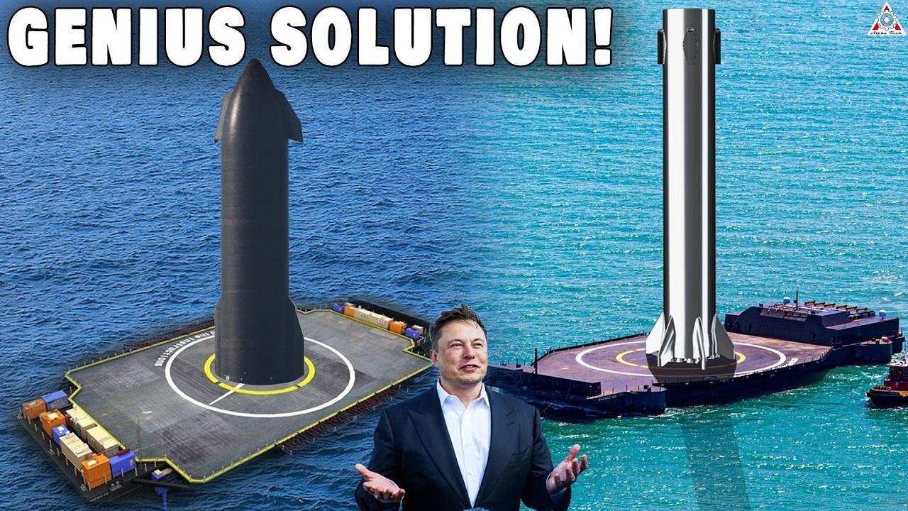 Elon Musk's SpaceX is to land both Starship Booster on Droneship make NASA Crazy