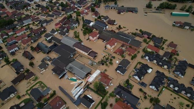 Emergenza alluvione in Slovenia: inondazioni e maltempo mettono a rischio il paese