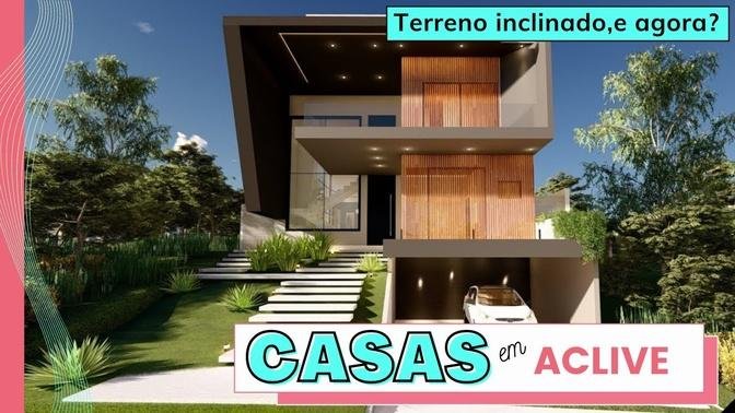 Casas Em Aclive Ideias De Casas Em Terreno Aclive Acentuado Rampado