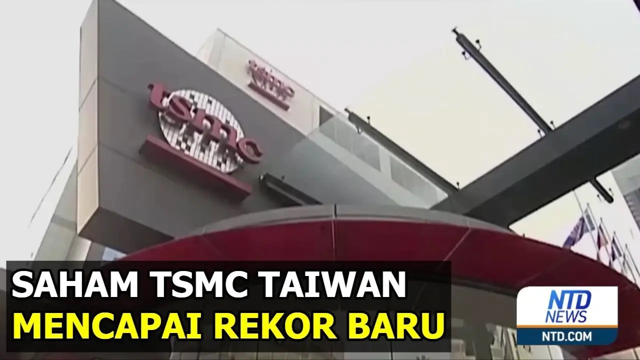 Saham Pembuat Chip Taiwan Mencapai Level Rekor Baru