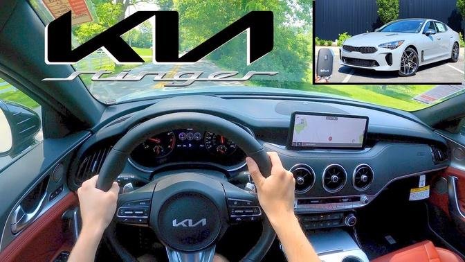 2022 Kia Stinger GT2 __ POV Review & Scenic Kentucky Test Drive (3D Binaural Audio)