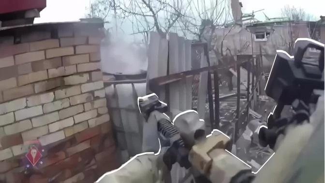 International Legion Fighters In Urban Combat With Russian Forces In Bakhmut - Helmet Cam Firefight