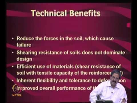 Mod-08 Lec-25 Reinforced soil principles and mechanisms