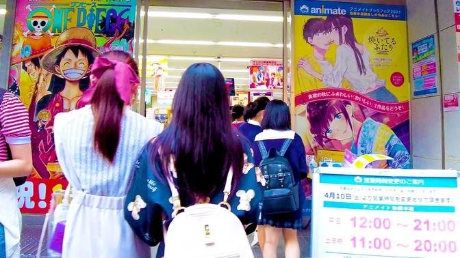 [Ikebukuro Walk in Tokyo] Enjoy anime ♪ (4K ASMR non-stop 1 hour 06 minutes)