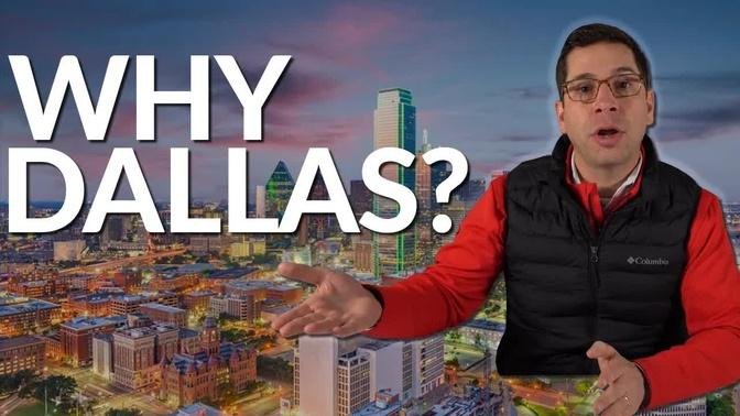 Why are people moving to Dallas, Texas over other cities in Texas?