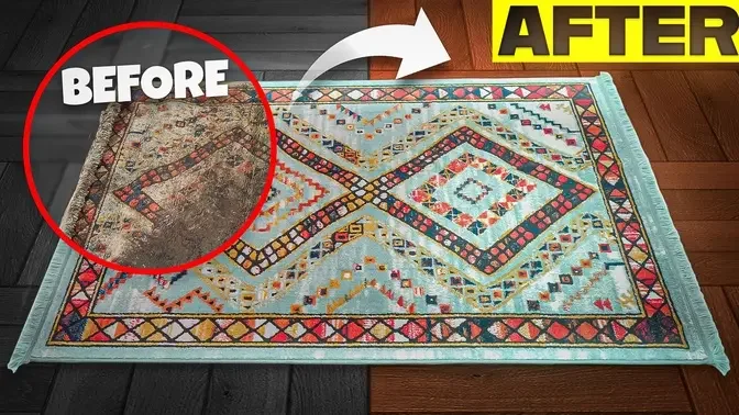 This DUMPED & NEGLECTED Rug Get's A FULL Clean In This Time Lapse Special!