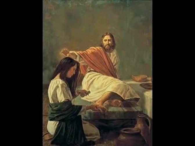 172C Mary Anoints Jesus Head and Feet with Precious Oil Sat pm Apr01 AD30