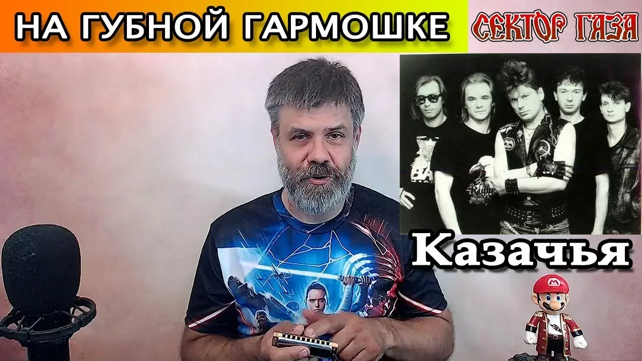 Казачья на губной гармошке (кавер Сектор Газа)