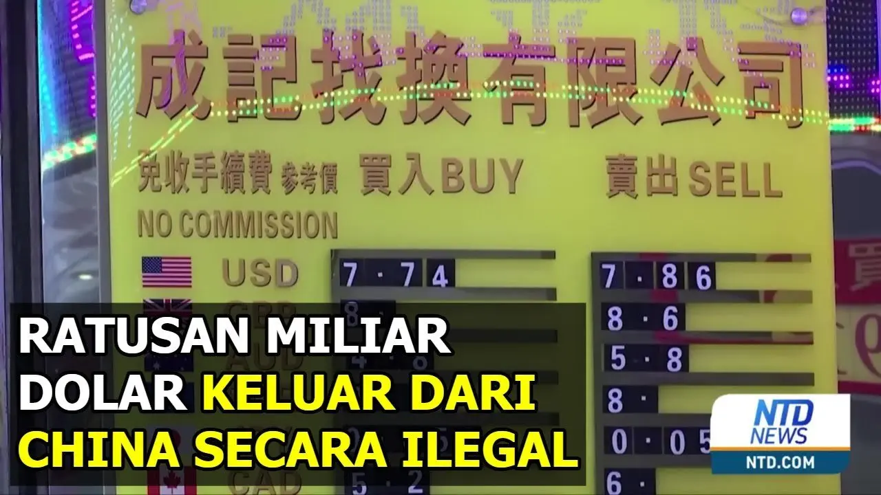 Ratusan Miliar Dolar Dana Keluar dari China secara Ilegal
