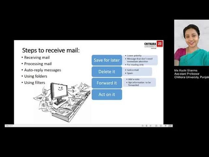 Email Etiquette  (Series of Lectures, Part 3) by Ruchi Sharma