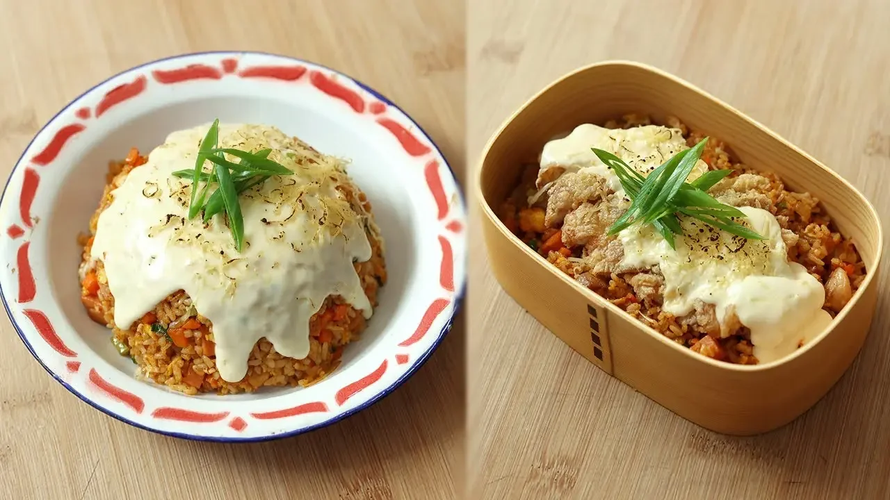 15 Menit Jadi! Resep NASI GORENG SAUS KEJU [Cocok Untuk Bekal]