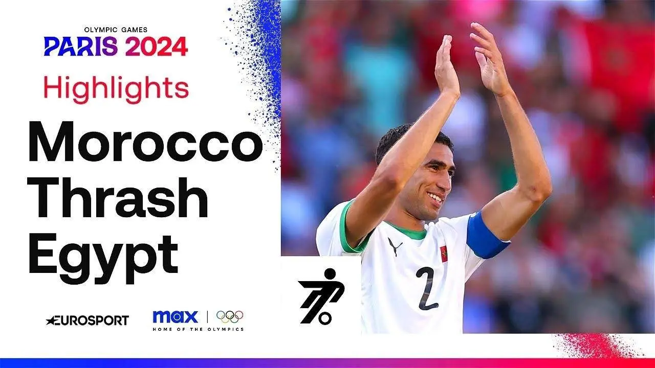 Morocco 6-0 Egypt to secure historic Olympic Bronze - Highlights.