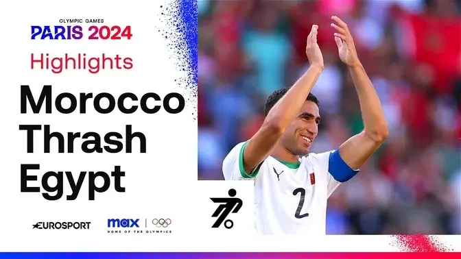 Morocco 6-0 Egypt to secure historic Olympic Bronze - Highlights.