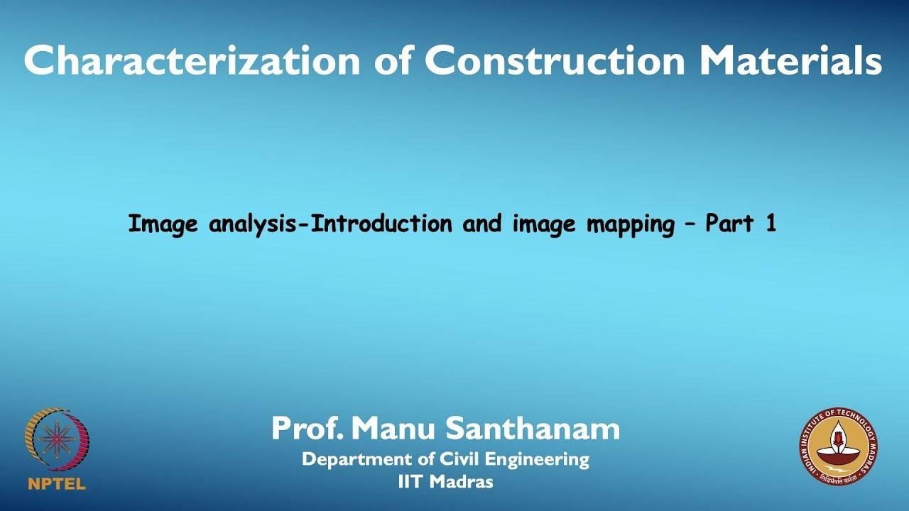 Image analysis - Introduction and image mapping - Part 1