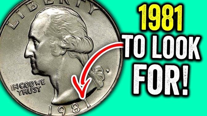 1981 QUARTERS WORTH MONEY - RARE ERROR COINS TO LOOK FOR IN POCKET CHANGE