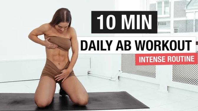 10 MIN DAILY AB WORKOUT | 24-day FIT challenge
