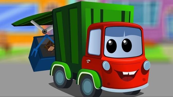 Kids TV Channel - Zeek And Friends - Garbage Truck Song - Compilation For Children - cartoon cars