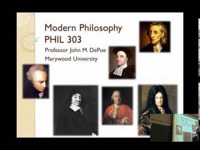 History of Modern Philosophy - 01 | Montaigne and Descartes (Part 1)