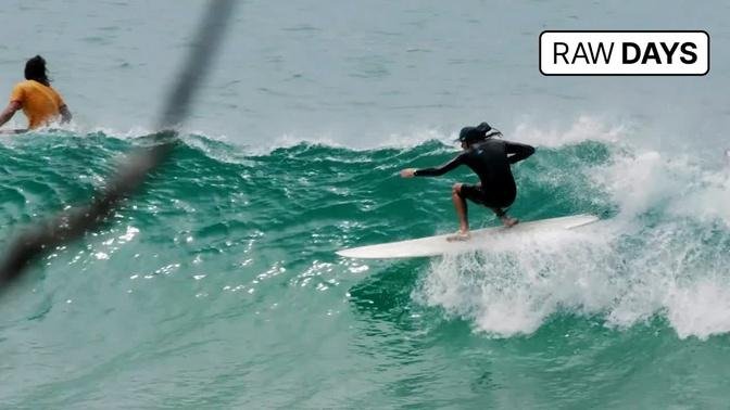 RAW DAYS | The Pass, Byron Bay, Australia | Right-hand fun waves